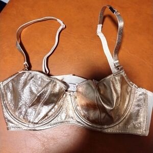 NWT Angel by Victoria"s Secret  Rose Gold Bra Size 32C